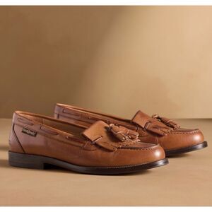 RUSSELL & BROMLEY Chester Tassel Loafers Tan/Brown Sz 40 (US 9.5)